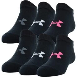 Kids Under Armour Essential No Show 6 Pack -Activesoul Shoes Store 1332984 006 052522141722