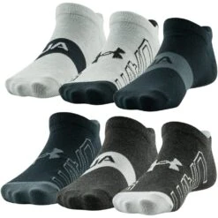 Kids Under Armour Essential Lite No Show 6 Pack -Activesoul Shoes Store 1351528 008 062323173636