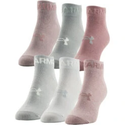 Women's Under Armour Essential Low Cut 6 Pack -Activesoul Shoes Store 1357222 697 020123034952