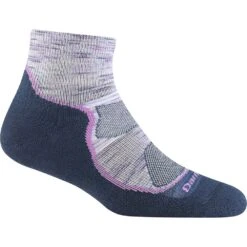 Women's Darn Tough Vermont Light Hiker Lightweight Cushion 1/4 Sock -Activesoul Shoes Store 1987COSMICPURPLE 102622231953