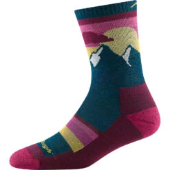 Women's Darn Tough Vermont Sunset Ledge Micro Crew Lt 10 Women's Darn Tough Vermont Sunset Ledge Micro Crew Lt -Activesoul Shoes Store 5005DKTEAL 3 052522090459