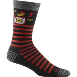 Men's Darn Tough Vermont Animal Haus Crew Ltwt -Activesoul Shoes Store 6066CHARCOAL 052522090836