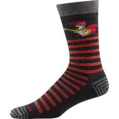 Men's Darn Tough Vermont Animal Haus Crew Ltwt -Activesoul Shoes Store 6066CHARCOAL 3 052522090836