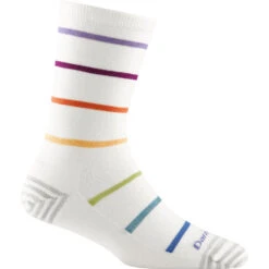 Women's Darn Tough Vermont Offline Crew -Activesoul Shoes Store 6075WHITE 2