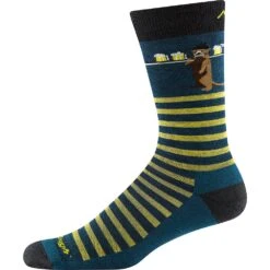 Men's Darn Tough Vermont Wild Life Crew Lightweight Cushion -Activesoul Shoes Store 6096DKTEAL 3 040323202605