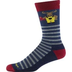 Men's Darn Tough Vermont Wild Life Crew Lightweight Cushion -Activesoul Shoes Store 6096STORM 3 102622232232