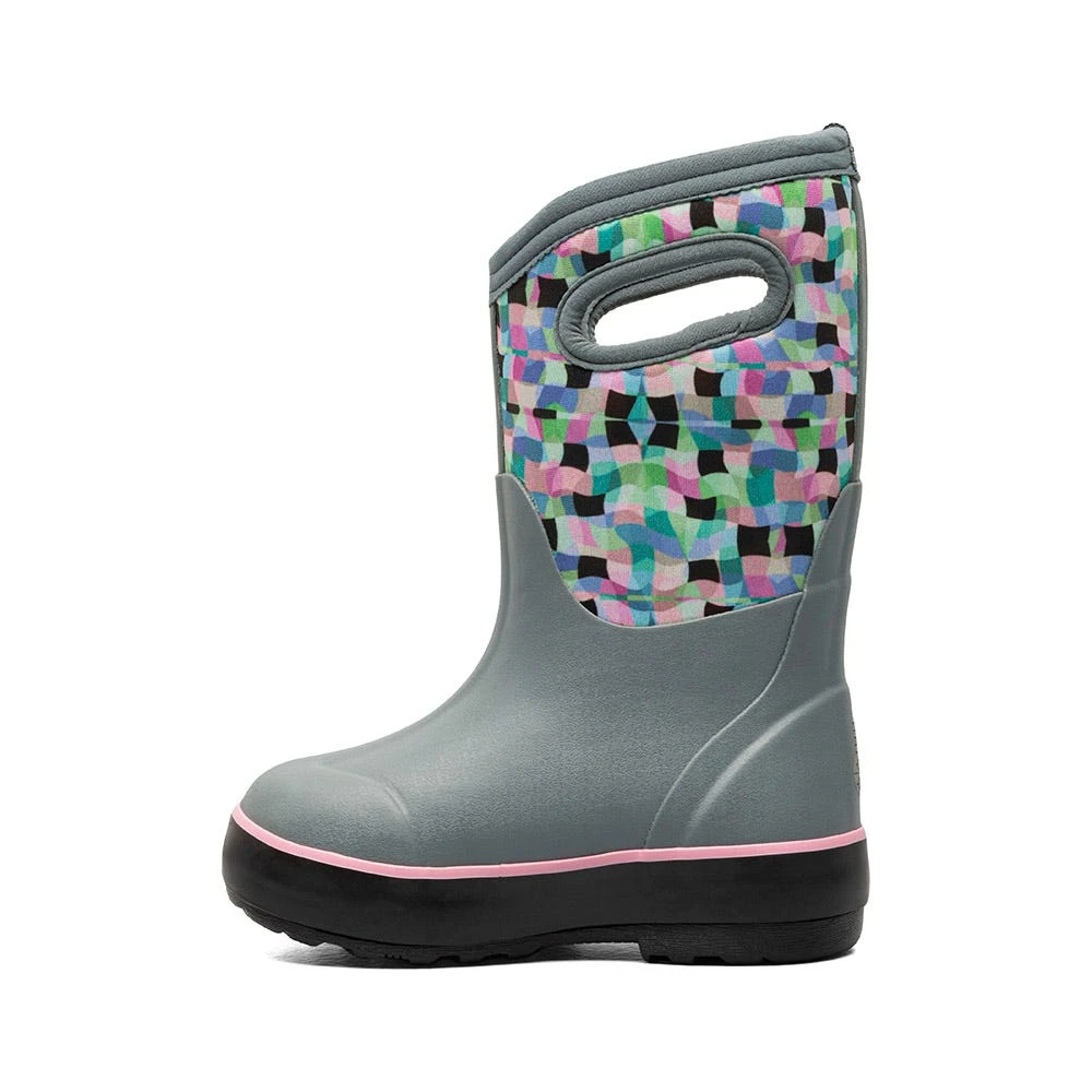 Kids Bogs Classic Ii Checkered Geo 6 Kids Bogs Classic Ii Checkered Geo - Image 6